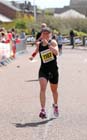 Jessica Riches finishing 3rd in the 2012 Marathon of the North, Sunderland.